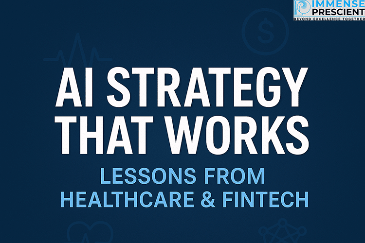 AI strategy lessons from healthcare and fintech